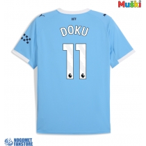 Manchester City Jeremy Doku #11 Domaci Dres 2025-26 Kratak Rukav